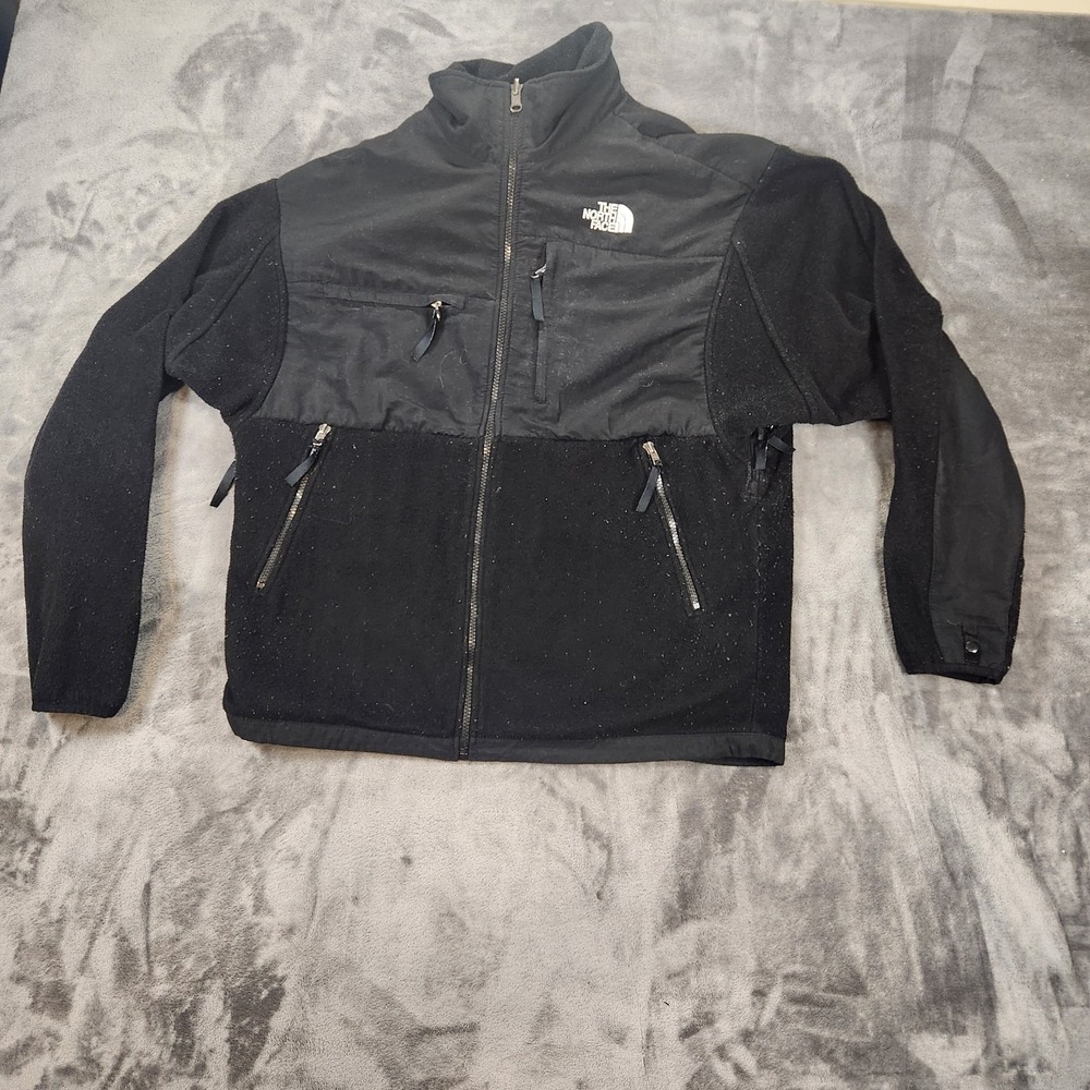 The North Face Jacket Mens Large Black Denali Fleece Full Zip Polartec Gorpcore